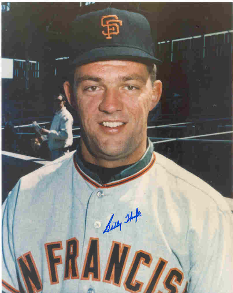 AUTOGRAPHED SIGNED photo BILLY HOEFT SF Giants