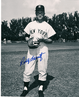AUTOGRAPHED  photo BOBBY SHANTZ New York Yankees