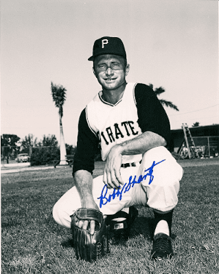 AUTOGRAPHED  photo BOBBY SHANTZ - Pittsburgh Pirates