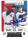 Autographed GARY SHEFFIELD New York Yankees, Detroit Tigers 2007 Topps Card