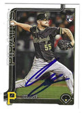 Autographed CHASE SHUGART Pittsburgh Pirates 2025 Topps Card