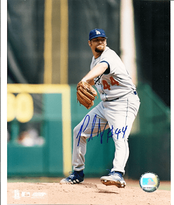 AUTOGRAPHED PAUL SHUEY Los Angeles Dodgers photo