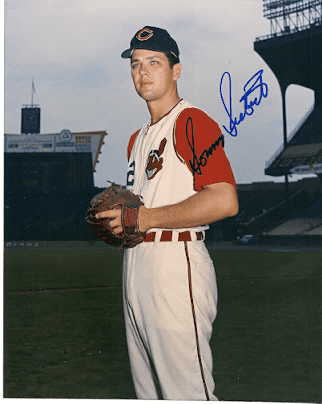 AUTOGRAPHED SONNY SIEBERT 8X10 Cleveland Indians photo