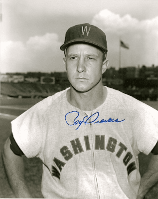 AUTOGRAPHED ROY SIEVERS 8x10 Washington Senators Photo
