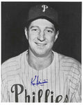 AUTOGRAPHED KEN SILVESTRI 8x10 Philadelphia Phillies Photo