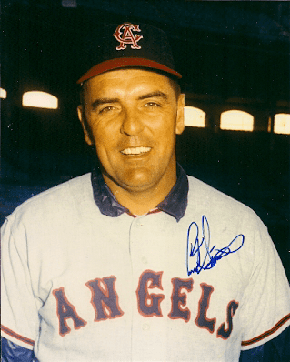 AUTOGRAPHED CURT SIMMONS 8x10 California Angels Photo
