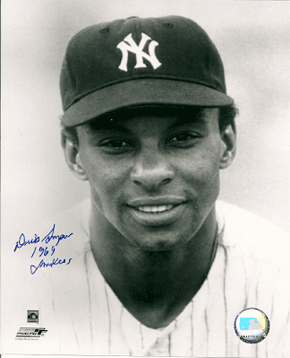 AUTOGRAPHED  photo DICK SIMPSON  New York Yankees