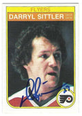 Autographed DARRYL SITTLER Philadelphia Flyers 1982-83 O-Pee-Chee Card