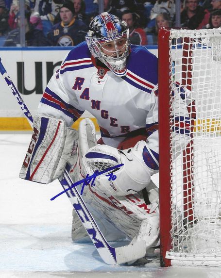 Autographed MACKENZIE SKAPSKI 8X10 New York Rangers Photo