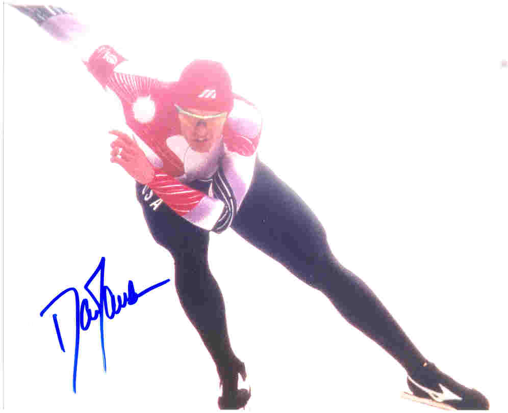 AUTOGRAPHED SIGNED photo DAN JANSEN Speed Skating