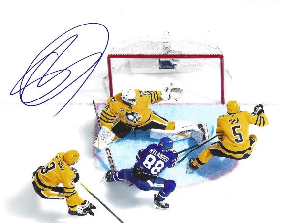 Autographed STUART SKINNER 8X10 Pittsburgh Penguins Photo