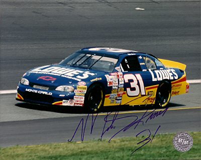 Auotgraphed MIKE SKINNER - NASCAR Photo
