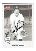 Autographed MOOSE SKOWRON New York Yankees 2002 Fleer Greats of the Game Card