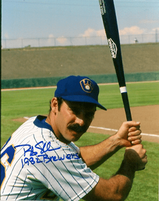 AUTOGRAPHED  photo BOB SKUBE  Milwaukee Brewers