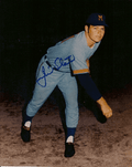 AUTOGRAPHED  photo JIM SLATON  Milwaukee Brewers