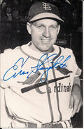 Autographed ENOS SLAUGHTER BW Rowe Post Card