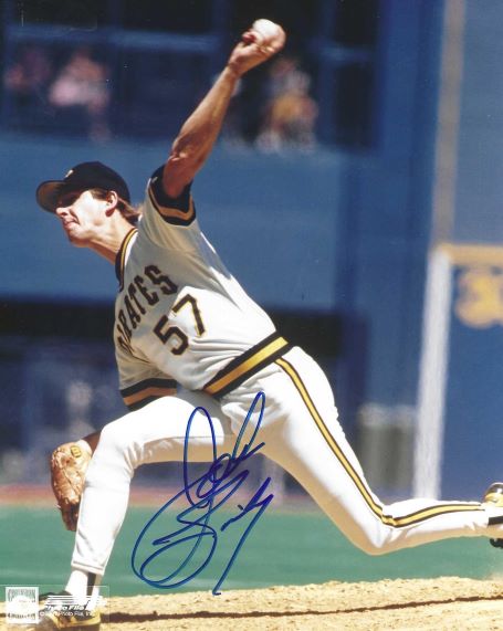 Autographed JOHN SMILEY 8X10 Pittsburgh Pirates Photo