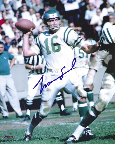 Autographed Norm Snead Philadelphia Eagles 8x10 photo