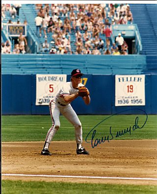 AUTOGRAPHED CORY SNYDER 8X10 Cleveland Indians Photo