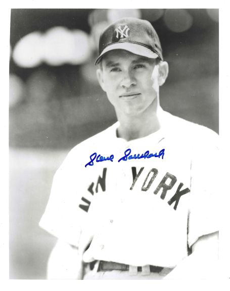 AUTOGRAPHED STEVE SOUCHOCK 8X10 New York Yankees Photo