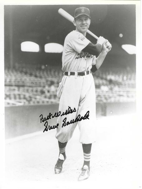 AUTOGRAPHED STEVE SOUCHOCK 8X10 Detroit Tigers Photo