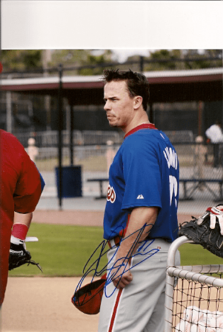 AUTOGRAPHED  JOHN SUOMI photo  Philadelphia Phillies