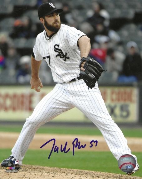 AUTOGRAPHED ZACH PUTNAM 8x10 Chicago White Sox Photo