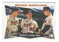 Autographed  WARREN SPAHN Milwaukee Braves 1960 Topps card