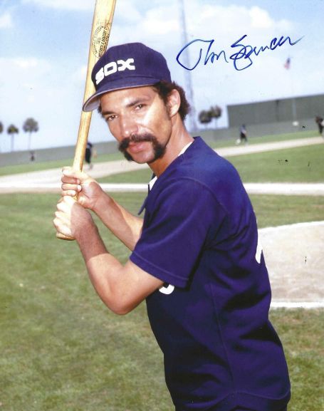 AUTOGRAPHED TOM SPENCER 8X10 Chicago White Sox Photo