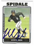 Autographed MIKE SPIDALE Chicago White Sox 2005 Topps Card
