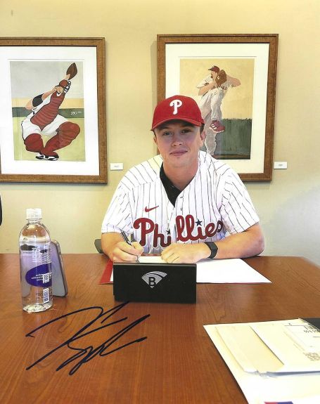 AUTOGRAPHED JOHN SPIKERMAN Philadelphia Phillies 8x10 Photo