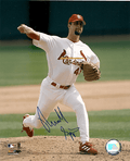 AUTOGRAPHED RUSS SPRINGER St. Louis Cardinals photo