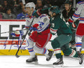 Autographed RYAN SPROUL 8X10 New York Rangers Photo