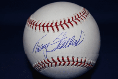 Autographed TRACY STALLARD Official Major League Baseball
