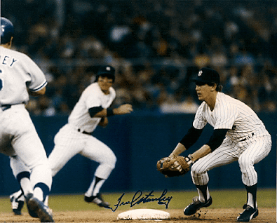 AUTOGRAPHED FRED STANLEY 8x10 New York Yankees Photo