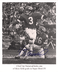 Autographed JAN STENERUD 8x10 Kansas City Chiefs Photo