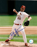 AUTOGRAPHED GARRETT STEPHENSON 8x10 St. Louis Cardinals photo