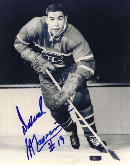 Autographed DOLLARD ST. LAURENT 8X10 Montreal Canadiens Photo
