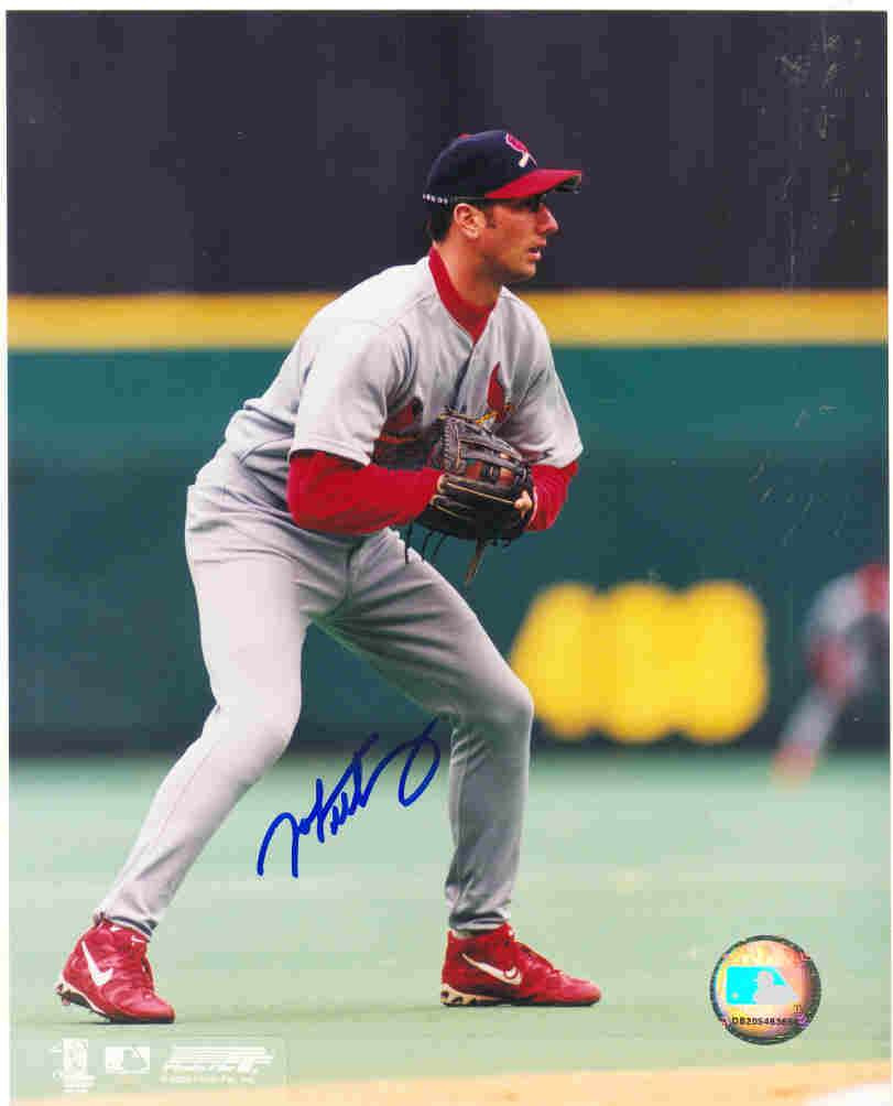 AUTOGRAPHED SIGNED photo JOHN MABRY #1 Cardinals