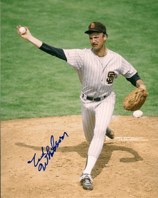 AUTOGRAPHED ED WHITSON 8x10 San Diego Padres Photo