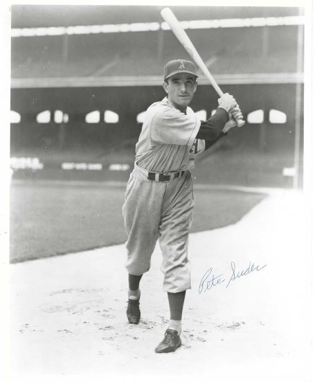 AUTOGRAPHED PETE SUDER 8X10 Philadelphia A's photo