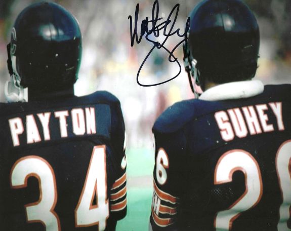 Autographed MATT SUHEY 8x10 Chicago Bears Photo