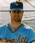 AUTOGRAPHED JIM SUNDBERG  8x10 Milwaukee Brewers Photo