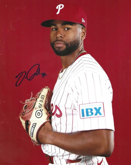 AUTOGRAPHED DEVIN SWEET 8X10 Philadelphia Phillies Photo