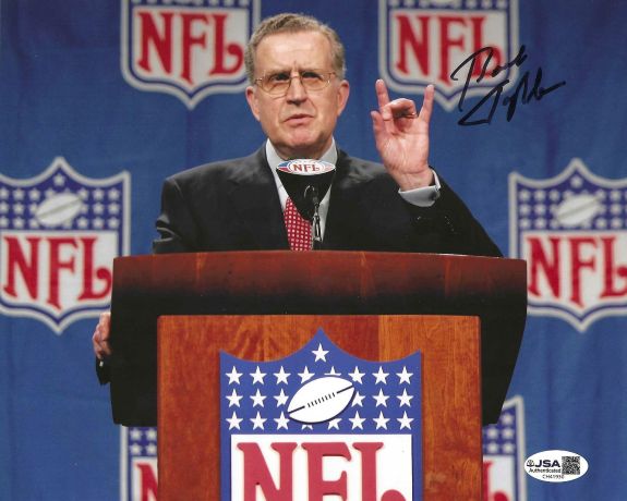 Autographed PAUL TAGLIABUE 8X10 Hall of Fame Photo JSA