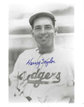 AUTOGRAPHED HARRY TAYLOR 8x10 Brooklyn Dodgers photo