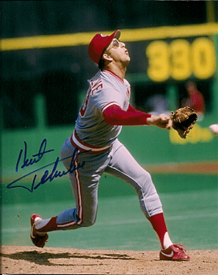 AUTOGRAPHED  photo KENT TEKULVE Cincinnati Reds