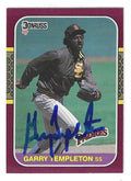 Autographed GARRY TEMPLETON San Diego Padres 1987 Donruss Opening Day Card