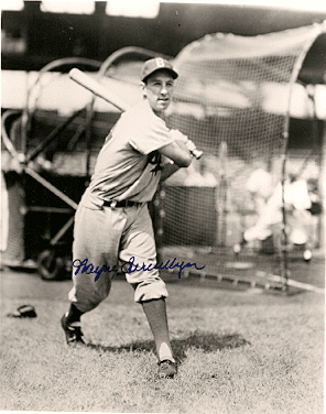 AUTOGRAPHED WAYNE TERWILLINGER 8x10 Brooklyn Dodgers photo