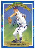 Autographed BOBBY THIGPEN Chicago White Sox 1991 5X7 Donruss Diamond King
